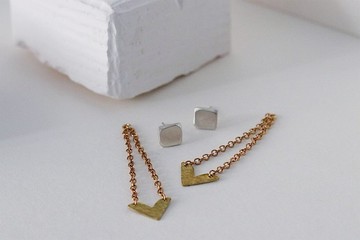 三山-TM 年華 雙戴款耳環