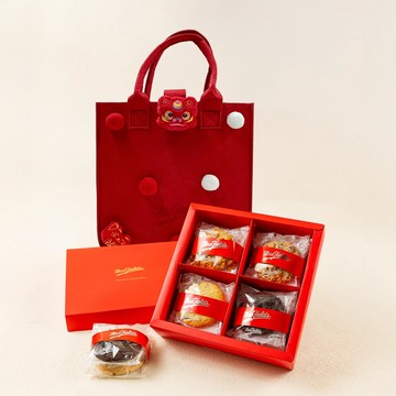 馬年限定｜費爾斯紅盒醒獅毛氈袋組 12入