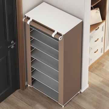 鞋架子多層防塵家用門口外樓道帶門簡易鞋柜宿舍多功能收納神器