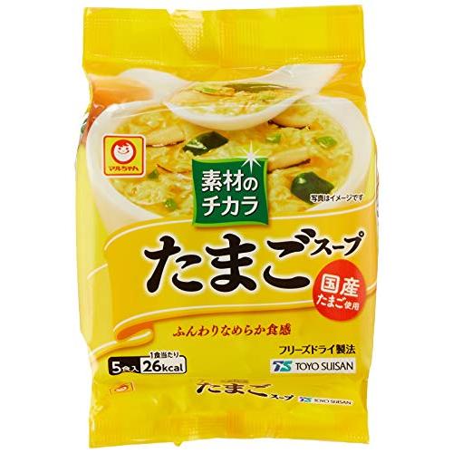 マルちゃん 素材のチカラ たまごスープ 5食入 31.5g ×6個