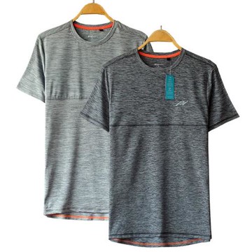 外貿寬松速干高彈性加大碼夏男式短袖T恤戶外運動球衣跑步T恤TXS2