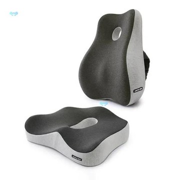 Memory Foam Office Chair Cushion Car Seat Support Waist跨境