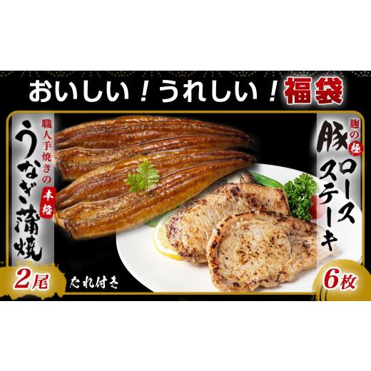 ふるさと納税 宮崎県 都城市 職人手焼きうなぎ蒲焼き2尾＆豚ロースステーキ6枚_AC-3305_(都城市) 豚肉 鰻 国産 うなぎの蒲焼 2尾 タレ付…