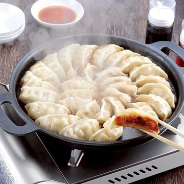 SUMMIT 日本製厚底鐵板煎鍋/雙耳鐵鍋28cm - 長方形