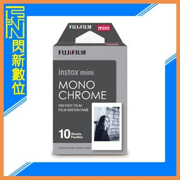 FUJIFILM 富士 拍立得 instax mini monochrome 黑白復刻 底片(公司貨)