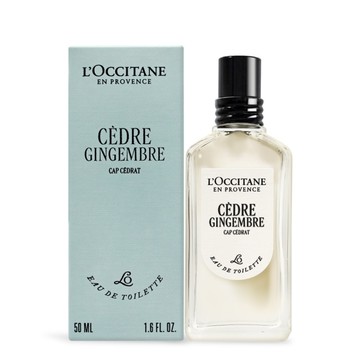 L’OCCITANE 歐舒丹 雪松生薑淡香水(50ml)-專櫃公司貨