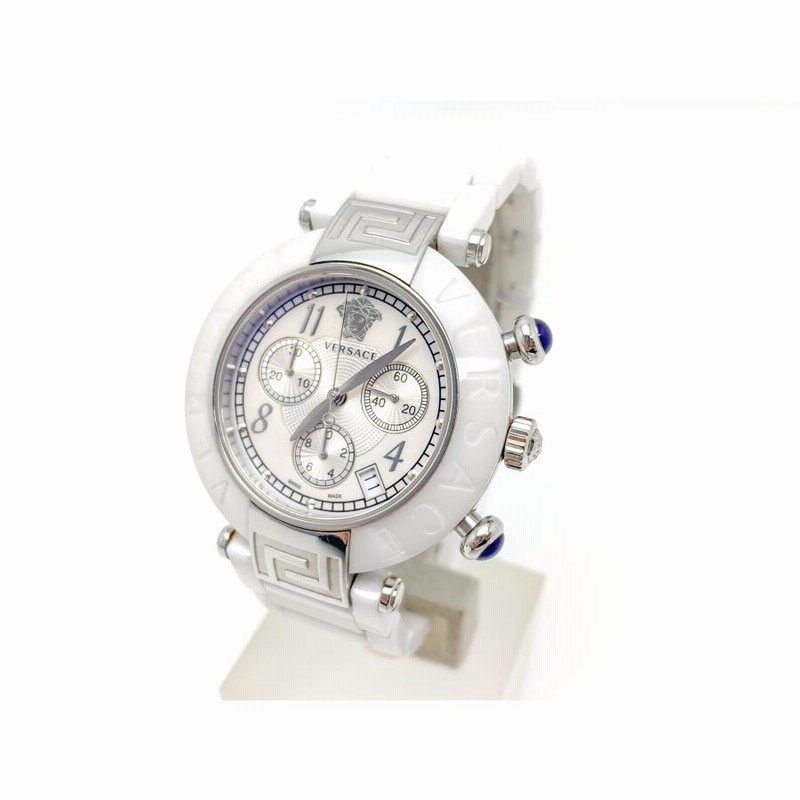 VERSACE ホワイトセラミック時計