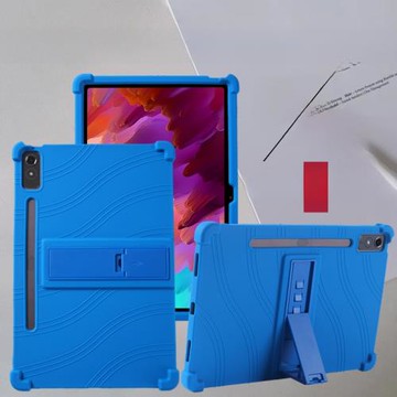適用聯想小新PadPro12.7平板電腦保護套2023款平板防摔硅膠套TB371FC全包邊四角加厚抗摔外殼帶筆槽支架外殼