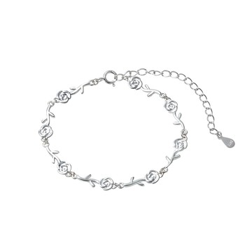 [純銀] 薔薇戀人手鍊 / Rose Lover Bracelet