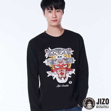 地藏小王 BLUE WAY –剖虎貼紙惡搞薄長TEE