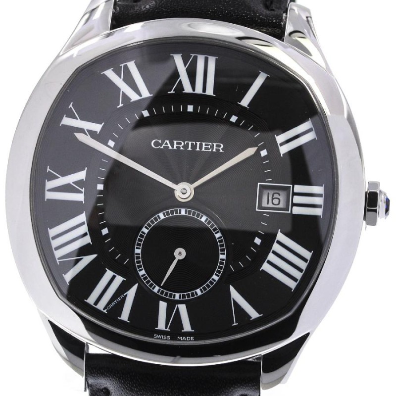 ☆美品 ☆保証書付き【CARTIER】カルティエ ドライブ ドゥ カルティエ デイト WSNM0009 自動巻き メンズ_723425 |  LINEショッピング