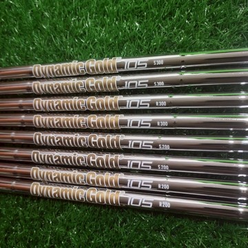 高爾夫球桿桿身Dynamic105銀色S300鋼桿身、鐵桿組39英寸