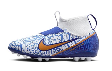 GS NIKE MERCURIAL SUPERFLY 9 ACADEMY CR7 AG BLUE WHITE