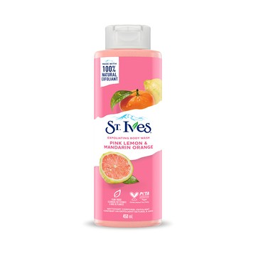 St.Ives植萃沐浴露450ml粉紅檸檬柑橘