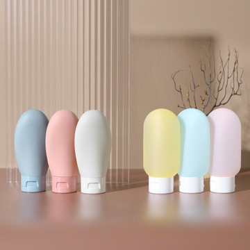 [Hare.D]旅行三件組 軟管分裝瓶 翻蓋分裝瓶 磨砂 軟管 分裝罐 分裝瓶 擠壓瓶 空瓶 空管 分裝軟管