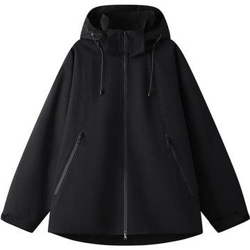 【巴黎精品】現貨+預購 抗寒防風連帽外套鋪棉夾克保暖秋冬休閒大碼上衣-防風防水衝鋒衣男女裝4色a1ly3