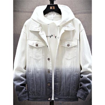 牛仔外套男春秋夾克情侶裝isn韓版潮流2025新款休閑牛仔衣男褂子