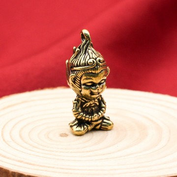 🔥黃銅 齊天大聖 禪定大聖 蓋世英雄 孫悟空 鬥戰勝佛🔥大話西遊 黃銅擺件 黃銅掛件