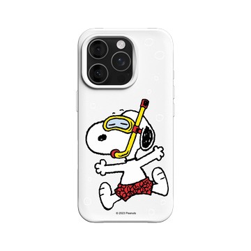 iPhone 16 Pro SolidX 白 - 史努比 Snoopy - 潛水趣