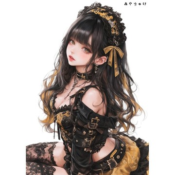 【2 月新品 2】07-092-0089 人物貼紙 黃黑色