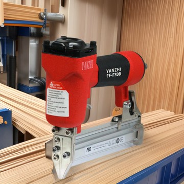 YANZHI 氣動釘槍木工氣釘搶F30直釘槍家用裝修工具槍釘打釘射釘槍{鑫弘-工葉電器}可開發票