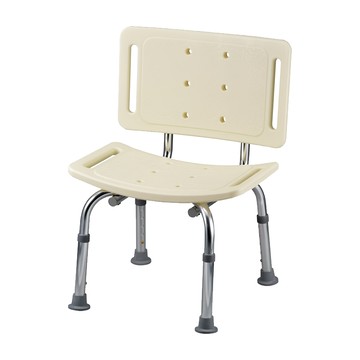 光星NOVA 可調有背洗澡椅 最大荷重: 100KG  米白 + 銀色  1個