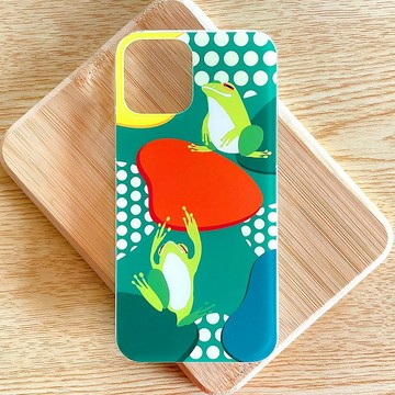 【訂製商品】青蛙 iPhone 手機殼《支援 Android》硬殼 手機殼 刻字 兩棲動物 蛙 療癒系