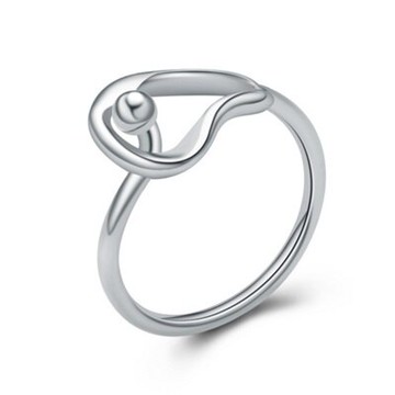 現貨+預購 925純銀戒指銀飾-簡約個性百搭七夕情人節生日禮物女配件73an113【獨家進口】【米蘭精品】