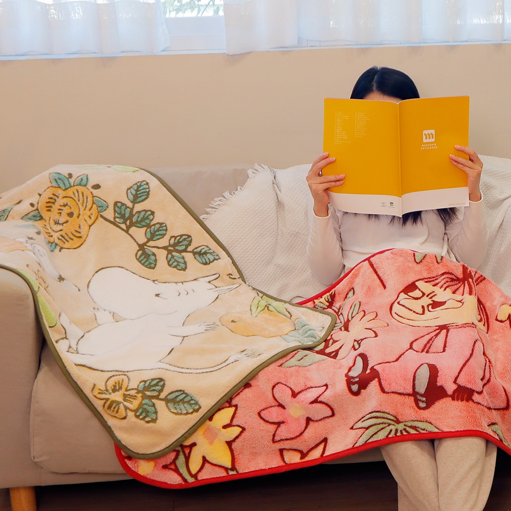 新年感恩禮🤗送禮也別忘了寵愛自己哦~送禮自用兩邊愛💖【日本丸真】 Moomin 可愛插畫毛毯 (兩款)