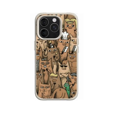 iPhone 16 Pro SolidX 貝殼灰 - 怪奇事物所 Incrediville - 豬事不宜密集恐懼症