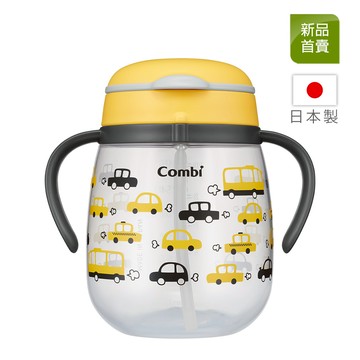 LakuMug樂可杯第三階段吸管杯340ml-活力車車