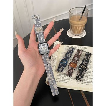 軟軟派高級小香風表帶適用蘋果applewatch10/11手表iwatchSE3女款