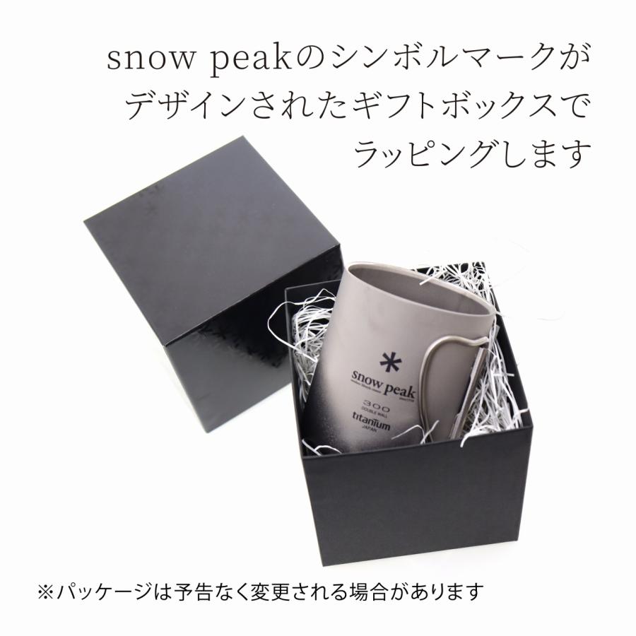 snow peak スノーピーク チタン ダブルマグ 300 名入れ彫刻代込み 名入れ プレゼント ギフト 真空断熱 保温 保冷 アウトドア キャンプ 登山 釣り お祝い 御祝