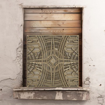 梯木疊雕-暮色|創意牆面家居軟裝飾立體工藝術木質北歐壁飾禮品畫