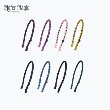 美菲麥真絲布藝手工編織氣質發箍