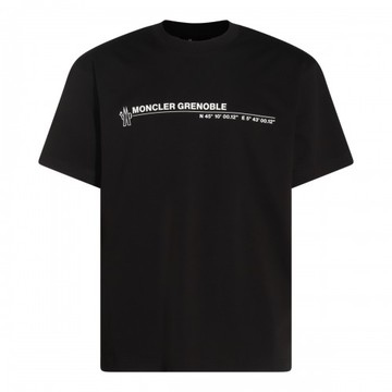 Moncler Grenoble - Black Cotton T-shirt Xl