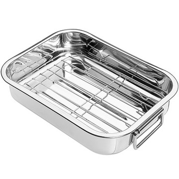 《KitchenCraft》料理過濾烤盤-27.5cm-- 料理烤盤 濾油架瀝油烤盤