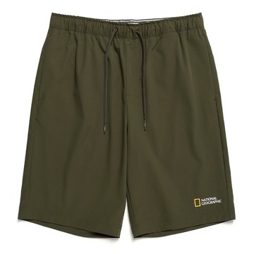 男女同款 CYPRUS 抽繩短褲 - 卡其色