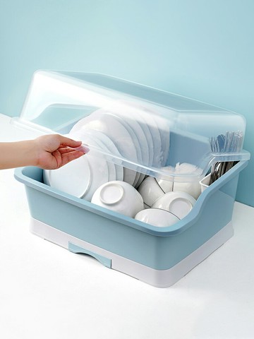 廚房用品家用大全置物架收納架碗筷收納盒 收納箱碗架瀝水架神器