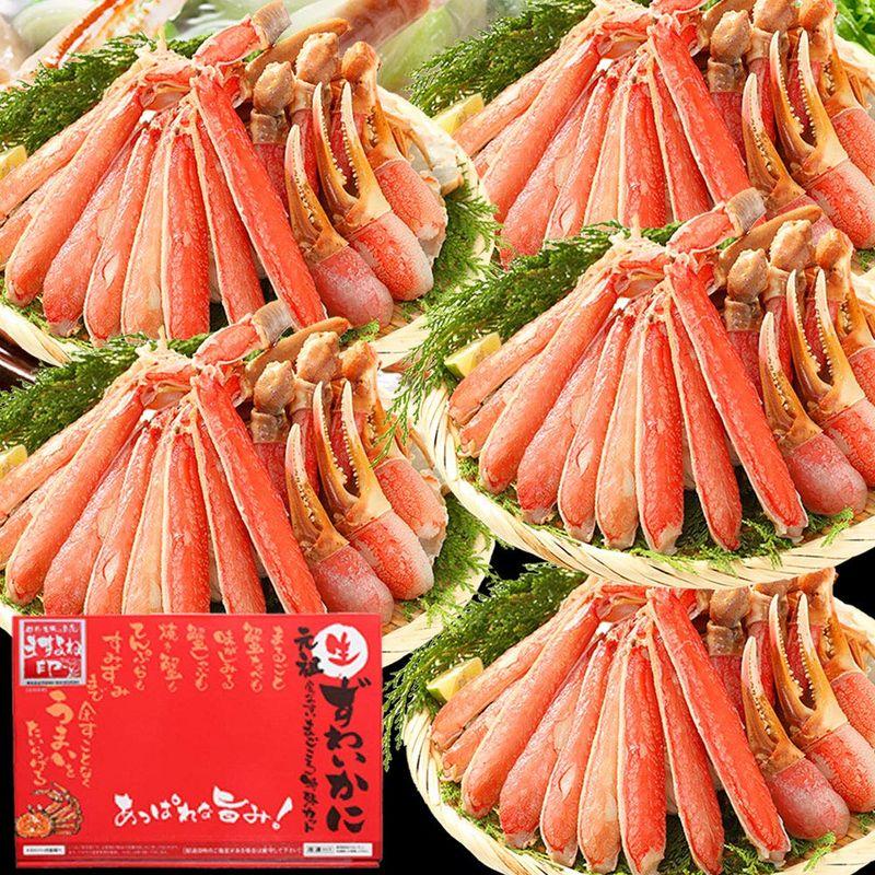 ますよね カット済み 生ずわい蟹 3kg(600g×5箱) 総重量4kg かに カニ 蟹 かに鍋 かにしゃぶ かに刺し お歳暮 ギフト