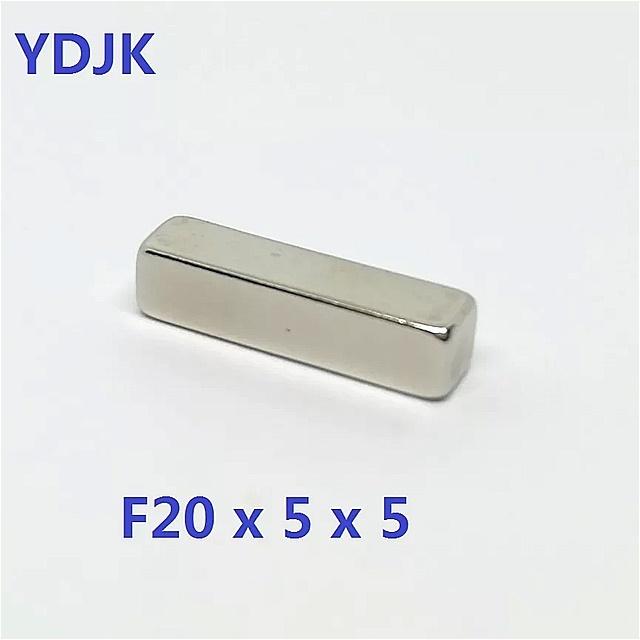 100 ピース   ロット N35 長方形 マグネット 20×5×5 ndfeb 磁石 20*5*5 マグネット 20 × ×