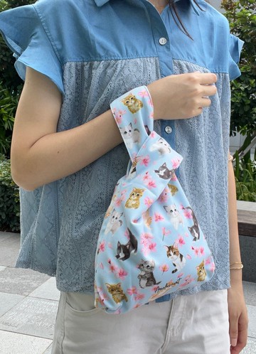 可愛貓咪手腕包