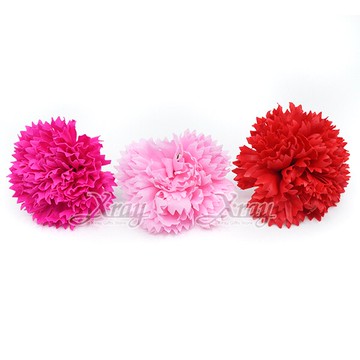 香水康乃馨胸花(大)一個，春節/過年/人造花/花材裝飾/假花/插花/母親節，X射線【Y110037】