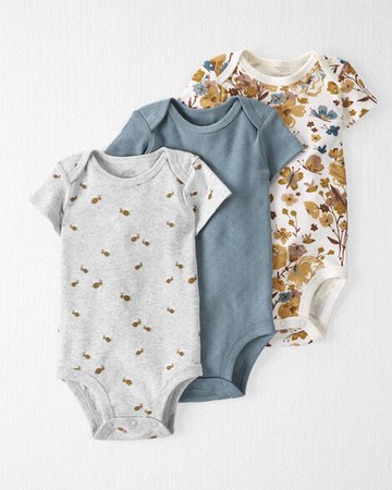 Baby 3-Pack Cotton Rib Bodysuits
