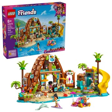 3380【台中翔智積木】LEGO 樂高 好朋友 Friends 系列 42673 家庭假期海灘度假村