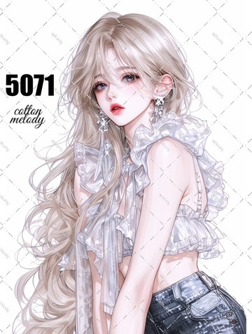 原廠貼紙 no.5071 人物貼紙 原創貼紙 原創人物貼紙 裝飾貼紙 棉質旋律