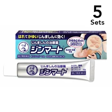 [Set of 5] [2nd-Class OTC Drug] Jinmart 15g Rohto Mentholatum