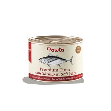 Pawta 波塔 特選2號軟凍罐(白肉鮪魚+蝦子)﻿ 1罐 (PTA007)