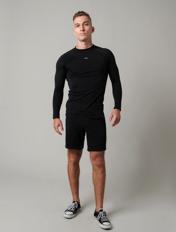 Black 經典黑 / LOGO 男款長袖 水陸運動防磨衣