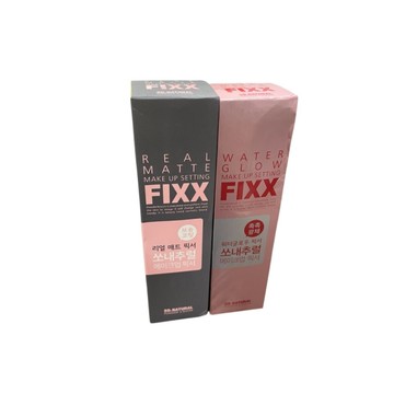 韓國 FIXX黑瓶-控油款(霧面控油)75ml/韓國 FIXX粉色字瓶-光澤感保濕75ml 平行輸入